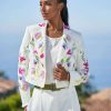 Jackets * | Maison Common Maja Embroidered Jacket Ivory