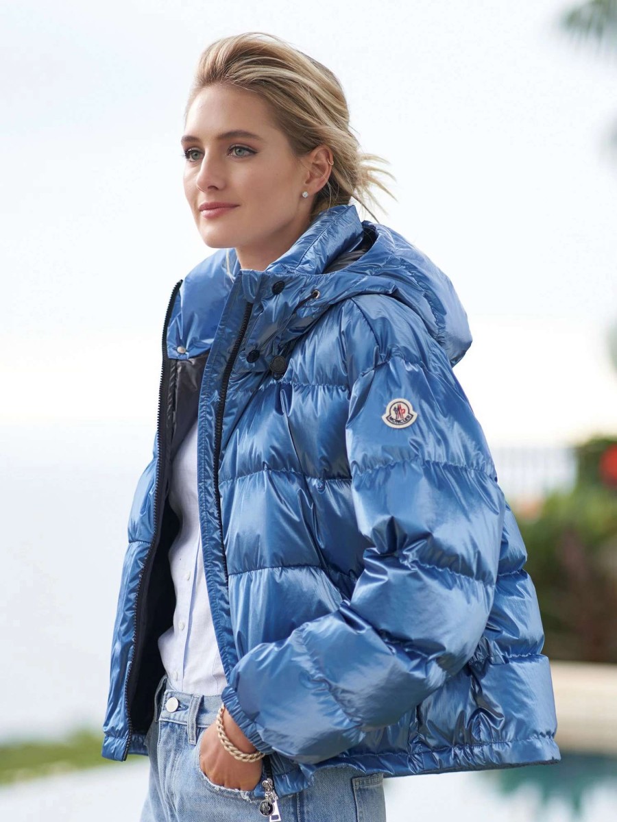 Outerwear * | Moncler Moselotte Metallic Down Jacket