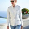 Jackets * | Casablanca Linen Jacket White