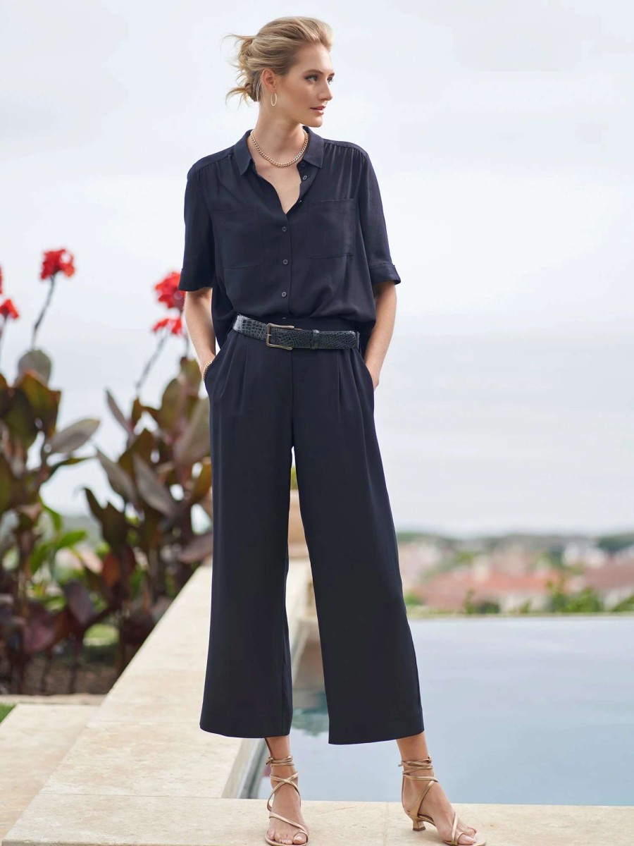 Pants * | Iris Von Arnim Avery Silk Pant