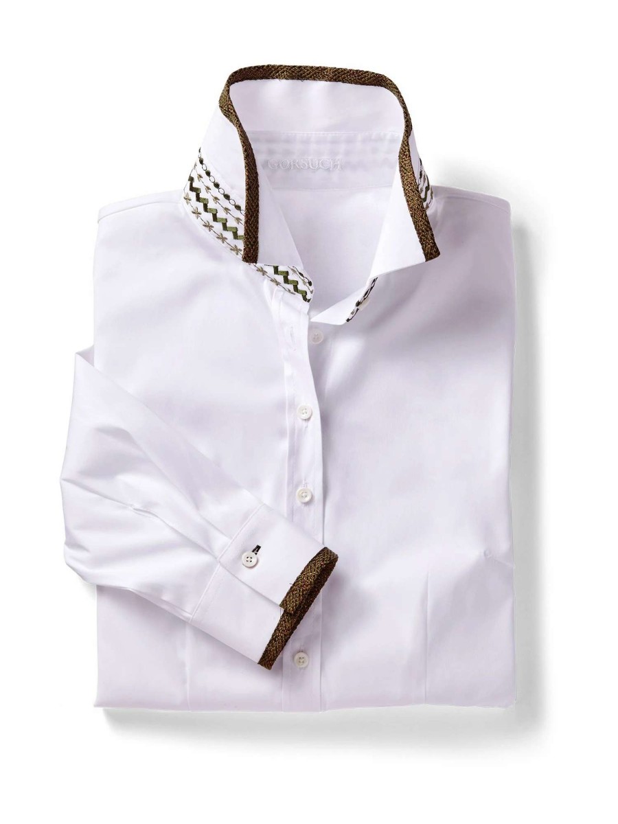 Shirts & Blouses * | Maine Cotton Stretch Shirt