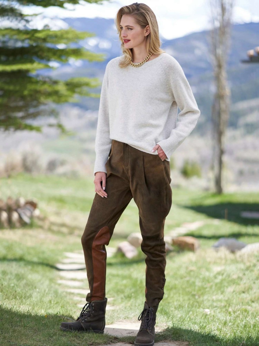 Pants * | Safari Club Suede Pant Kabok