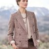 Jackets * | Brunello Cucinelli Double Breasted Wool Blazer Marrone