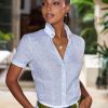 Shirts & Blouses * | Alyshia Cotton Camp Shirt