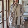 Sweaters * | Iris Von Arnim Jennifer Wool Poncho Alabaster