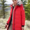 Outerwear * | Canada Goose Shelburne Down Coat Red