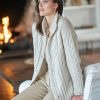 Sweaters * | Iris Von Arnim Susi Cashmere Cardigan Alabaster