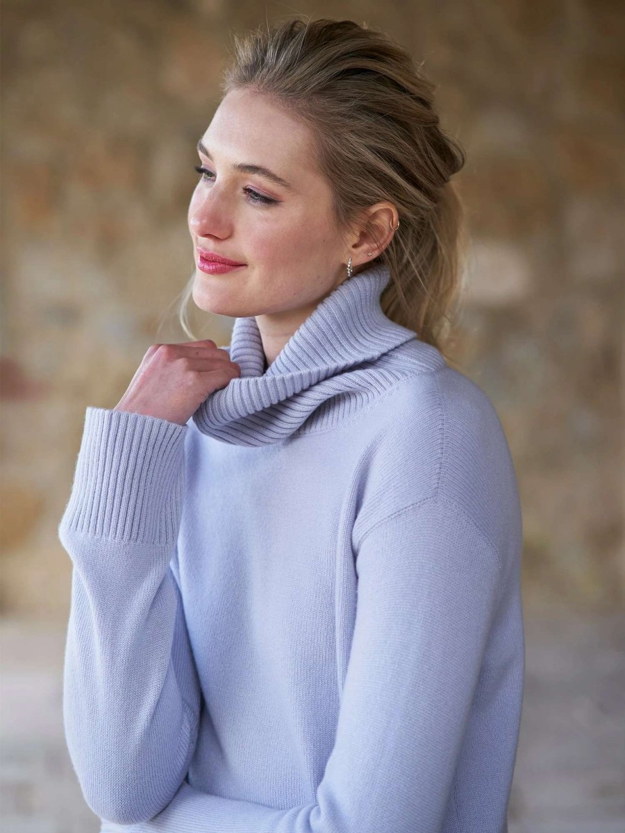 Sweaters * | Pauline Cashmere Turtleneck Sweater