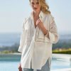 Shirts & Blouses * | Ermanno Scervino Chalise Crochet Cotton Shirt White