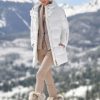 Outerwear * | Bogner Adea Down Coat White