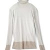 Sweaters * | Frauenschuh Fabia Cashmere Silk Turtleneck Sweater Glacier