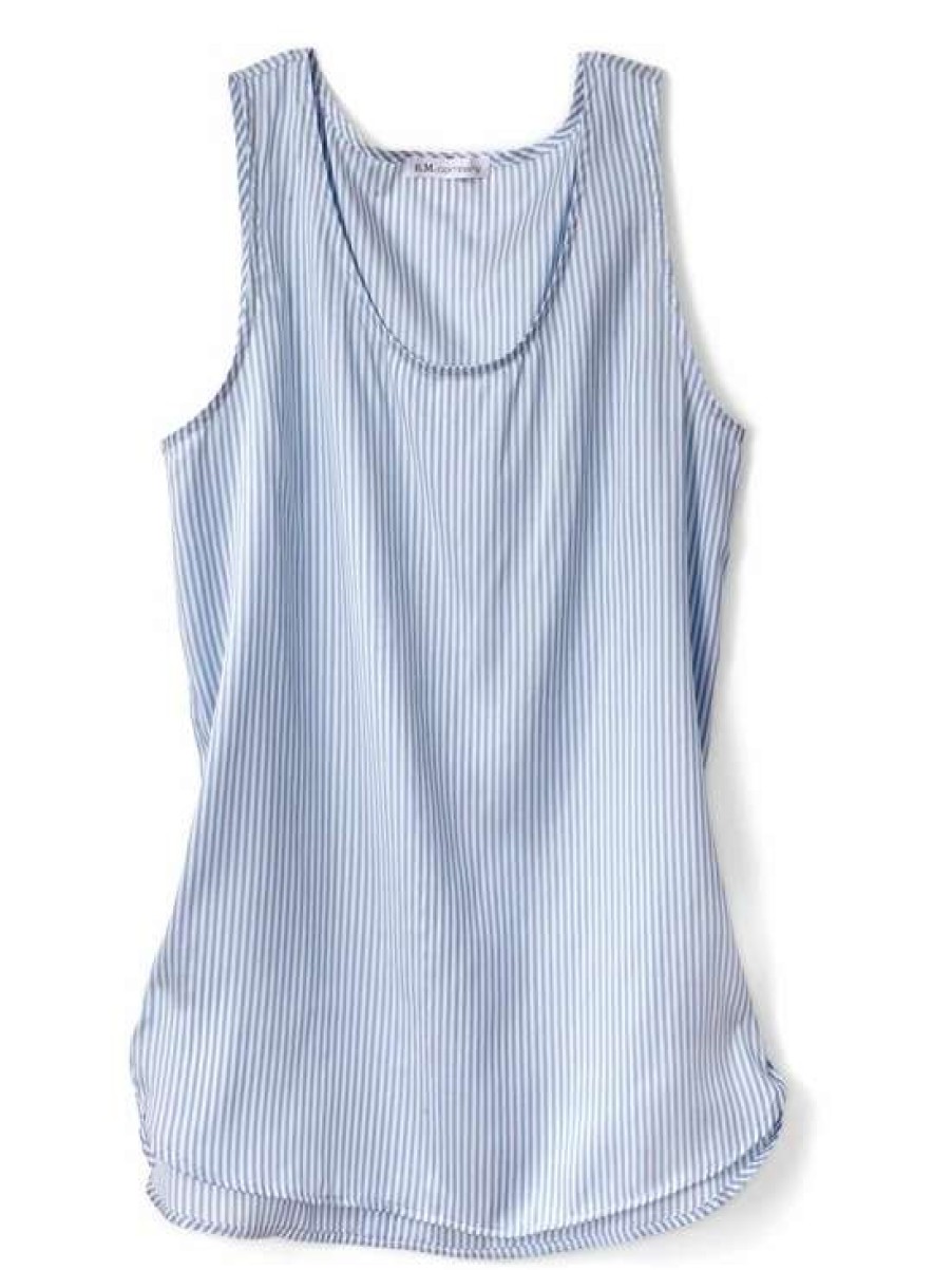 Shirts & Blouses * | Grace Stripe Silk Cami