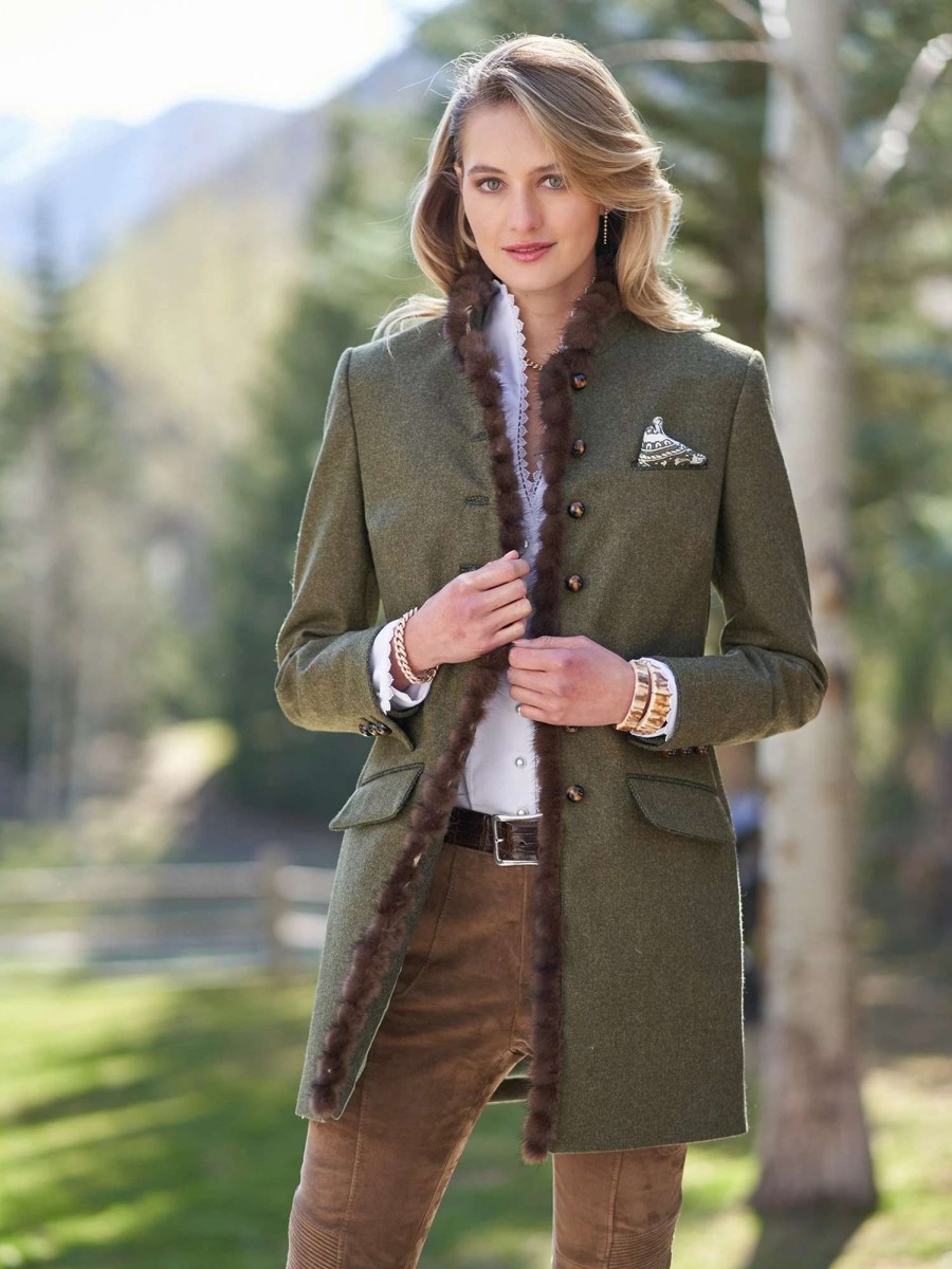 Jackets * | Ana Loden Kneecoat Green