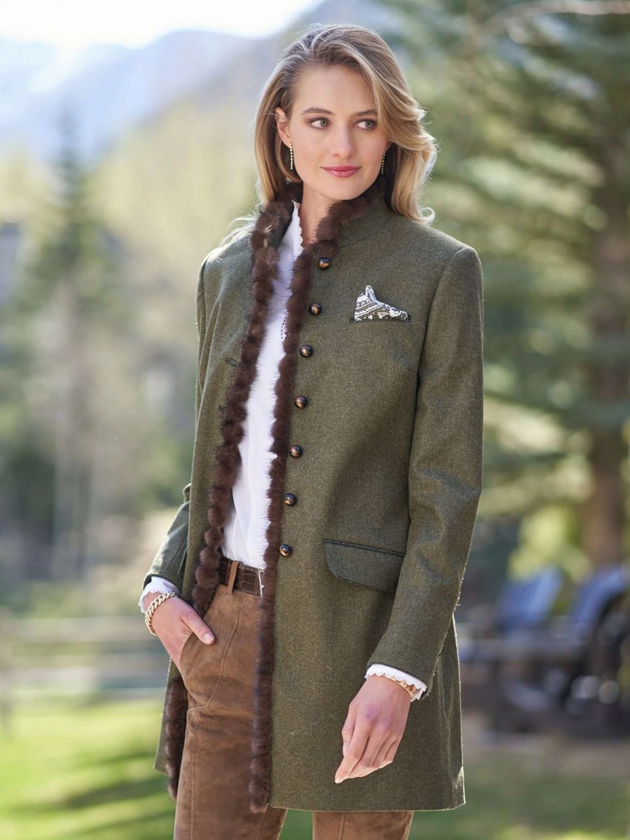 Jackets * | Ana Loden Kneecoat Green