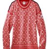 Sweaters * | Dale Of Norway Bjoroy Nordic Crewneck Sweater Red