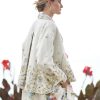 Jackets * | Pero Cleo Beaded Linen Jacket Ivory