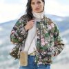 Outerwear * | Maria Rose Reversible Jacket Rose Camo