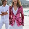 Jackets * | Gilda Glam Jacket Fuxia