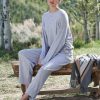 Sweaters * | Iris Von Arnim Lotte Cashmere Jogger Set Silver