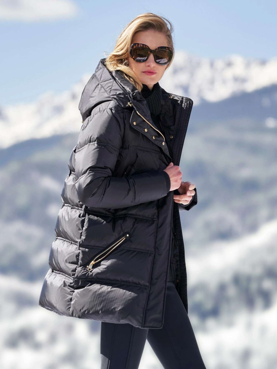 Outerwear * | Bogner Adea Down Coat Black