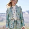 Jackets * | Etro Karise Brocade Jacket Aqua