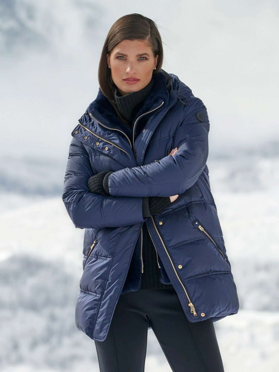 Outerwear * | Bogner Adea Down Coat Navy